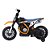 Moto Elétrica Infantil 6V Laranja com Rodinhas Laterais Estilo Off-Road - Imagem 3
