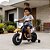 Moto Elétrica Infantil 6V Laranja com Rodinhas Laterais Estilo Off-Road - Imagem 5