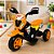 Moto Elétrica Infantil Cross 6V Laranja com Farol Led Som Frente e Ré - Imagem 1