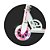 Mini Patinete Infantil Travessos Branco com Rodas Led e Guidão Ajustável - Imagem 3