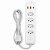 Extensão Elétrica 2 Metros com 4 Tomadas 2 Entradas USB e Interruptor - Imagem 1