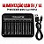 Carregador Inteligente para 8 Pilhas AA e AAA com Indicador Led USB - Imagem 9