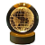 LUMINÁRIA GLOBO DE VIDRO LED 6X8CM -  USB - Imagem 2