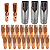 Acessórios Para Tocha Mig 25ak Com 25 Peças Bico 1mm - Imagem 7