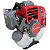 Motopoda Telescopica 5 a 6 metros 2t 1hp 26cc Bpl600 Branco - Imagem 15