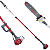 Motopoda Telescopica 5 a 6 metros 2t 1hp 26cc Bpl600 Branco - Imagem 1