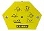 Kit 4 Esquadro Magnético Hexagonal Para Solda 35kg Lynus - Imagem 2