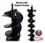 Perfurador De Solo 52cc Kawashima Com Broca 10 E 20 Cm - Imagem 3