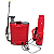 Pulverizador Costal Branco A Bateria Com Turbo Nebulizador - Vermelho - Imagem 5