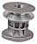 Flange Adaptador Lamina Cortador De Grama Branco 6000tr - Imagem 3