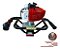 Perfurador De Solo Guidão Ergonômico 52cc Kawashima Broca 30cm - Imagem 6