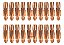 Kit 20 und Bico Contato 1.2mm M8x30 Tocha Mig 360 36ak Lynus - Imagem 1