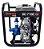 Motobomba Diesel Bd716exs 6,9cv 2,5pol Part Elétrica Branco - Imagem 3