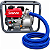 Motobomba Gas Branco B4t 710 Autoescorvante + 6Mt Mangueira - Imagem 1