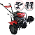 Motocultivador 7,5HP Branco Arado Reversível + Roda de Ferro - Imagem 1