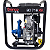 Motobomba Diesel Bd716 Xs 2"  6,9cv Branco + 6mt Mangueira - Imagem 7