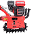MicroTrator Motocultivador Esteira Kawashima Alta Tração 7hp - Imagem 13