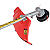 Roçadeira Gasolina 52cc Kawashima Bcj Com Kit Roçador - Imagem 9