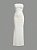 vestido branco minimalista - Imagem 1