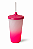 Copos Twister com Tampa e Canudo - Cores Degradê  400ml - Kit Com 50 - Imagem 5