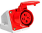 TOMADA INDUSTRIAL SOB 16A 3P+T 380V/440V VM 6H - Imagem 1