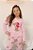 Pijama Feminino Infantil - Estampa de Urso - Malha - Rosa - N°10 - Imagem 1