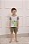 Pijama Masculino Infantil - Estampa de Dinossauro - Malha - Verde - N°10 - Imagem 2