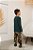 Pijama Masculino Infantil - Estampa Camuflado Viscolycra Filho - Malha - Verde - N°12 - Imagem 2
