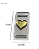 Passante de Acrílico 3D Coração (10 und) - Imagem 2