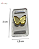 Passante de Acrílico 3D Borboleta (10 und) - Imagem 2