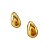 Brincos Gota Dourada Tam P Folheado a Ouro - Imagem 2