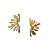 Brincos Ginkgo Folheado a Ouro - Imagem 3