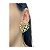 Conjunto Aro Choker e Brincos Coração de Adão Folheado a Ouro - Imagem 3
