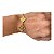 Conjunto Trevo 4 Peças Colar Choker e Colar Longo com Pulseira e Brincos Folheados a Ouro - Imagem 2