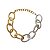 Conjunto Correntaria Colar e Pulseira Folheado a Ouro e Prata - Imagem 3