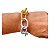 Conjunto Correntaria Colar e Pulseira Folheado a Ouro e Prata - Imagem 6