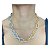 Conjunto Correntaria Colar e Pulseira Folheado a Ouro e Prata - Imagem 2