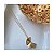 Conjunto Leque Choker Colar e Brincos Folheado a Ouro - Imagem 5