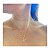 Colar Letras Folheado a Ouro - Imagem 3
