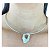 Conjunto Lava Prateada Aro Choker e Brincos Folheado à Prata - Imagem 2