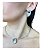 Conjunto Lava Prateada Aro Choker e Brincos Folheado à Prata - Imagem 1