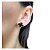 Conjunto Trevo Resinado Aro Choker e Brincos Folheado a Ouro - Imagem 6