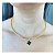 Conjunto Trevo Resinado Aro Choker e Brincos Folheado a Ouro - Imagem 7