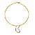 Conjunto Luz Galaxy Aro Choker e Brincos Folheado a Ouro - Imagem 3