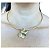 Conjunto Clássico Gold  Aro Choker e Brincos Folheado a Ouro - Imagem 4