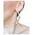 Brincos Gold Outline Folheado a Ouro - Imagem 1