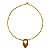 Conjunto Ébano Aro Choker e Brincos Folheado a Ouro - Imagem 4