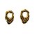 Conjunto Ébano Aro Choker e Brincos Folheado a Ouro - Imagem 3