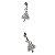 Conjunto Bailarina Hipoalergênico Aço Inox - Imagem 4