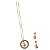 Conjunto Colar e Brincos Encanto Perolado Folheado a Ouro - Imagem 2